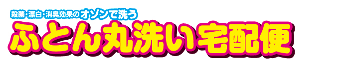 殺菌・漂白・消臭効果のオゾンで洗うふとん丸洗い宅配便